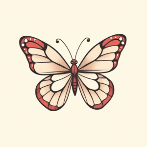 Cute Butterfly Tattoo