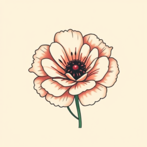 Cute Carnation Tattoo