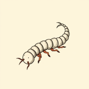 Cute Centipede Tattoo