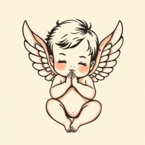 Cute Cherub Tattoo