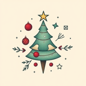 Cute Christmas Tattoo