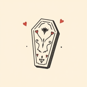 Cute Coffin Tattoo