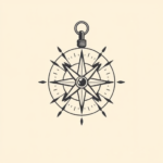 Cute Compass Tattoo