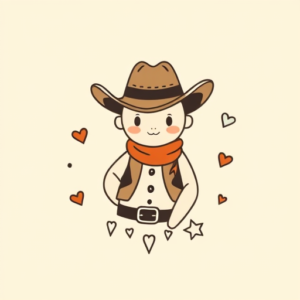 Cute Cowboy Tattoo