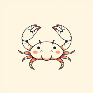 Cute Crab Tattoo