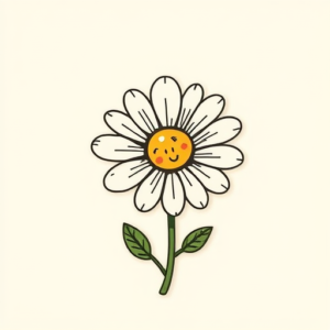 Cute Daisy Tattoo