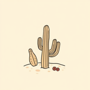 Cute Desert Tattoo