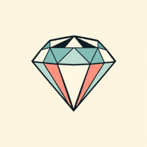 Cute Diamond Tattoo