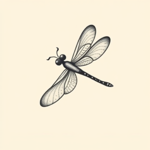 Cute Dragonfly Tattoo