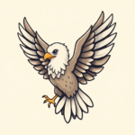 Cute Eagle Tattoo