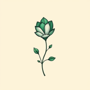 Cute Emerald Tattoo