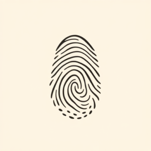 Cute Fingerprint Tattoo