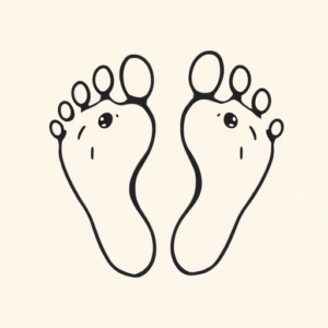 Cute Footprint Tattoo