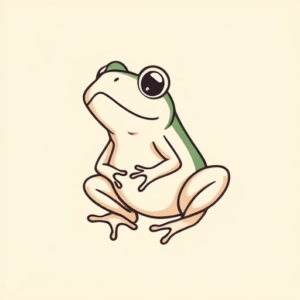 Cute Frog Tattoo
