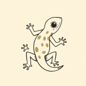 Cute Gecko Tattoo
