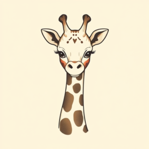 Cute Giraffe Tattoo