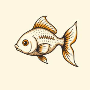 Cute Goldfish Tattoo