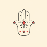 Cute Hamsa Tattoo