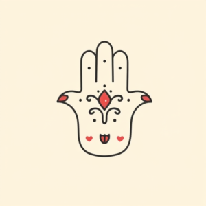 Cute Hamsa Tattoo