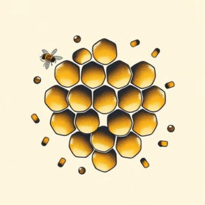 Cute Honeycomb Tattoo