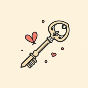 Cute Key Tattoo