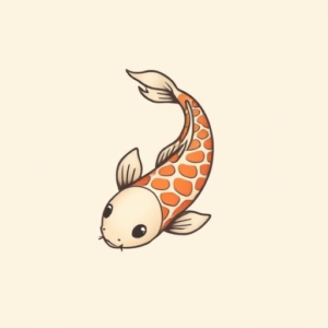Cute Koi Tattoo
