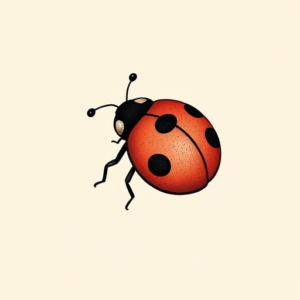 Cute Ladybug Tattoo