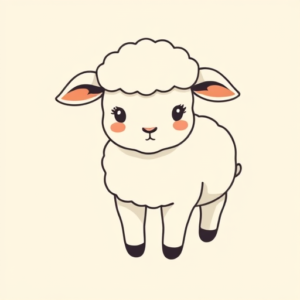 Cute Lamb Tattoo