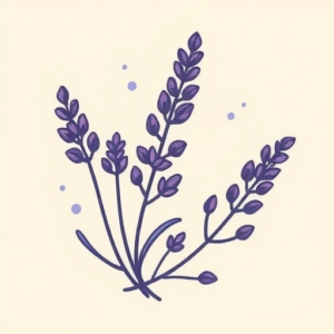 Cute Lavender Tattoo