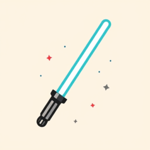 Cute Lightsaber Tattoo