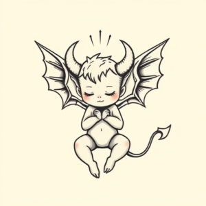 Cute Lucifer Tattoo