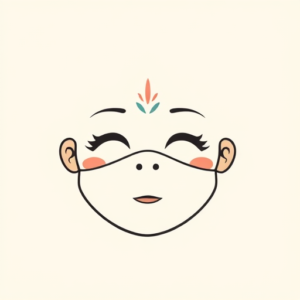 Cute Mask Tattoo