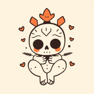 Cute Mictlantecuhtli Tattoo