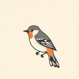 Cute Mockingbird Tattoo
