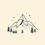 Cute Mountain Tattoo