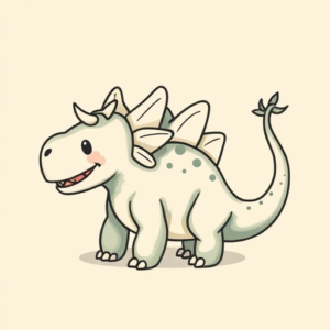 Cute Mythosaur Tattoo