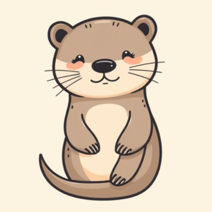 Cute Otter Tattoo