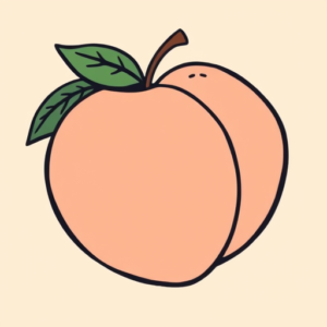 Cute Peach Tattoo