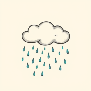 Cute Rain Tattoo