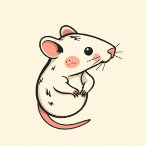 Cute Rat Tattoo