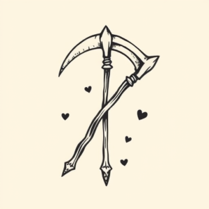 Cute Scythe Tattoo