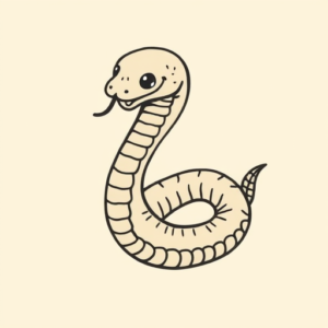 Cute Serpent Tattoo