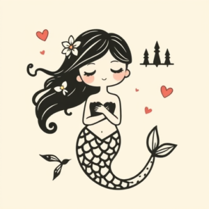 Cute Siren Tattoo