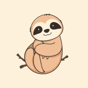 Cute Sloth Tattoo