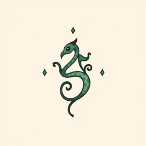 Cute Slytherin Tattoo