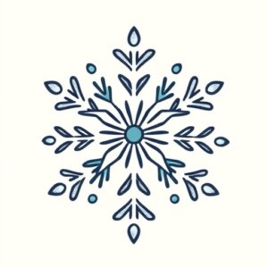 Cute Snowflake Tattoo