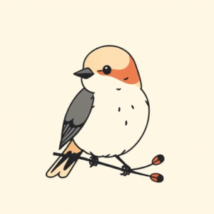 Cute Sparrow Tattoo