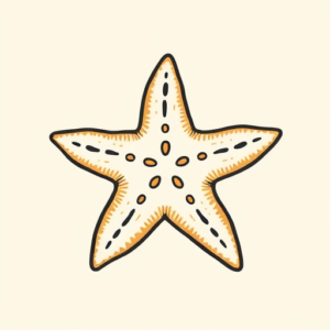 Cute Starfish Tattoo