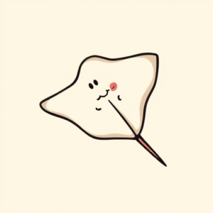 Cute Stingray Tattoo