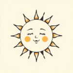 Cute Sun Tattoo